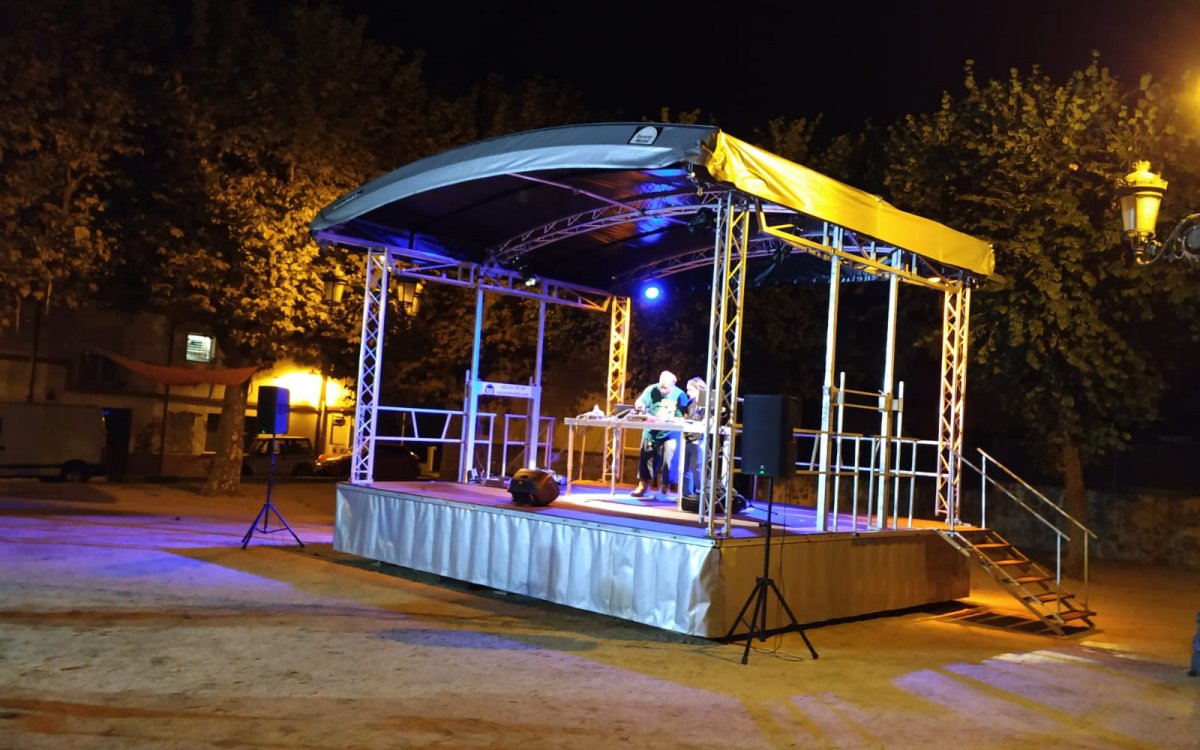 Escenario en Festival en Baix Montseny